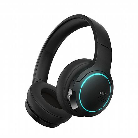 Fone de Ouvido Bluetooth Edifier G2BT - com Microfone - até 24 horas de bateria - Drivers de 40mm - Preto - G2BT-BK