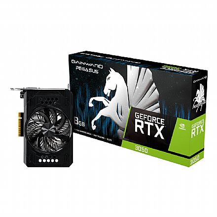 Placa de Vídeo GeForce RTX 3050 8GB GDDR6 128bits - Pegasus Series - Gainward NE63050018P1-1070E