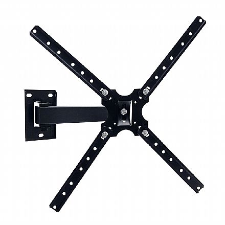 Suporte para TV/Monitor - Articulado - 3 Movimentos - Suporta até 40Kg - VESA universal de 10" a 56" - Forceline 0110200077