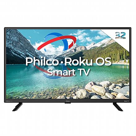 TV 32" Philco Roku PTV32G70RCH - Smart TV - HD - Wi-Fi - Roku Os - HDMI / USB