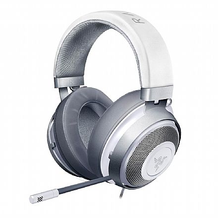 Headset Gamer Razer Kraken - 7.1 Surround - para Console e PC - Conector P2 - Driver 50mm - Branco - RZ04-02830400-R3M1