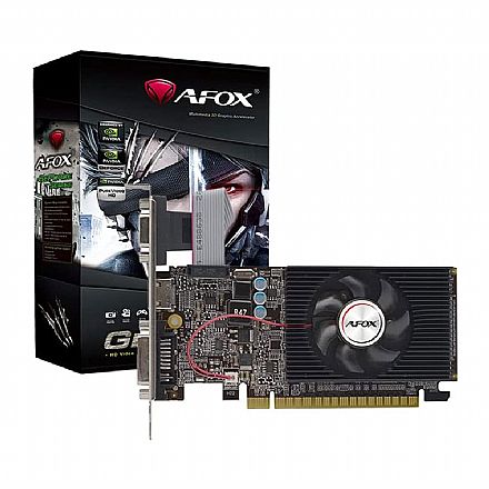 Placa de Vídeo GeForce GT 610 2GB GDDR3 64bits - AFOX - AF610-2048D3L7-V6