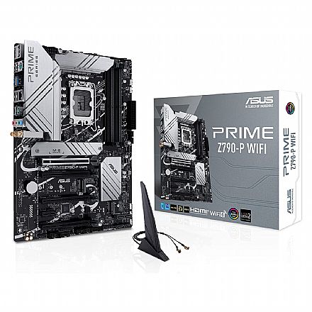 Asus Prime Z790-P WIFI (LGA 1700 - DDR5 7200 O.C) - Chipset Intel Z790 - Wi-Fi & Bluetooth - Slot M.2 - ATX