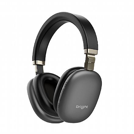 Fone de Ouvido Bluetooth Bright Pilot - com Microfone - Drivers 40mm - Preto - FN586
