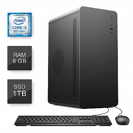 Pc gamer Completo I7 16GB RX 580 SSD 960GB monitor 27