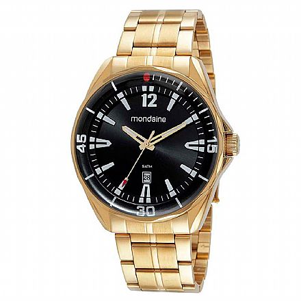 Relógio Masculino Mondaine Casual Dourado - 32384GPMVDE1