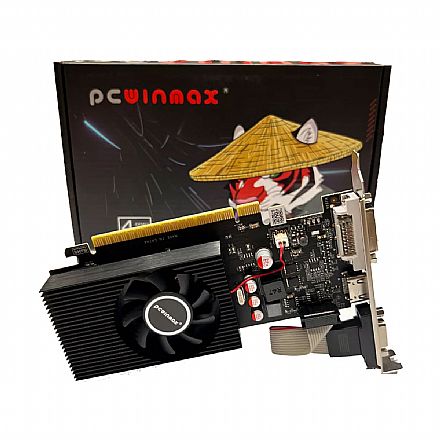 Placa de Vídeo GeForce GT 730 4GB GDDR3 128bits - Pcwinmax - GT730-4GD3-128B