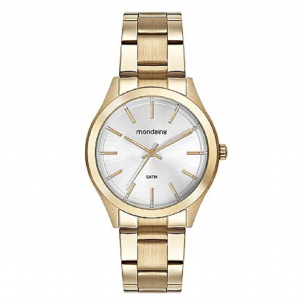 Relógio Feminino Mondaine Aço Casual Dourado - 99651LPMVDA1