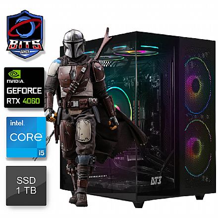 PC Gamer Bits 2025 - Intel i5 14400F, 16GB, SSD 1TB, Vídeo GeForce RTX 4060 - Windows 10
