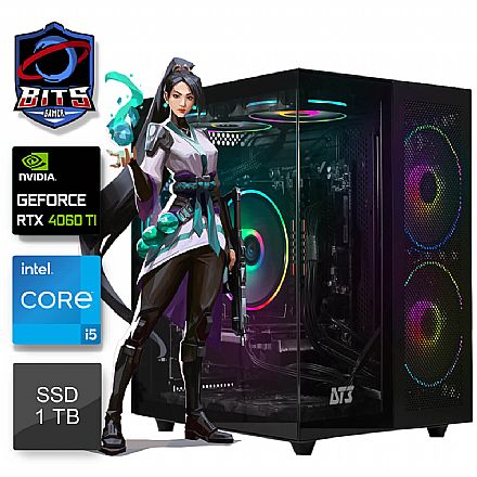 PC Gamer Bits 2025 - Intel i5 14400F, 32GB, SSD 1TB, Video GeForce RTX 4060Ti 16GB