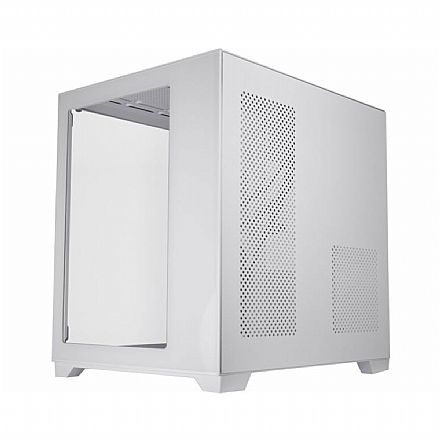 Gabinete Gamer K-Mex Space Z White W1AD - Lateral e Frontal em Vidro Temperado - USB 3.0 - Micro ATX - Branco