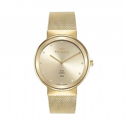 Relógio Feminino Technos Slim Dourado - 1L22WM/1X