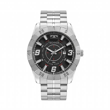 Relógio Masculino Technos Racer Prata - 2115KYX/1R