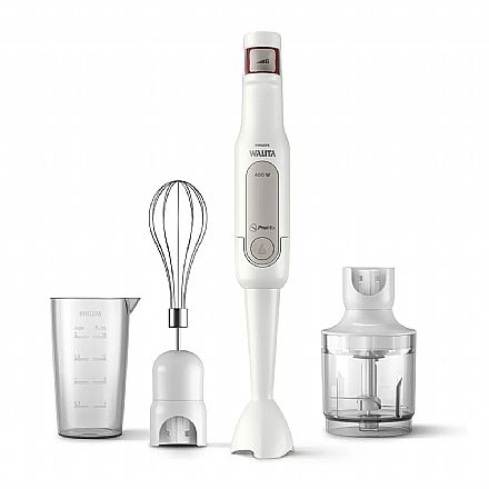 Mixer de Alimentos ProMix Philips Walita RI2622/32 - 127V - 400W - Função turbo - Copo 1L - Branco