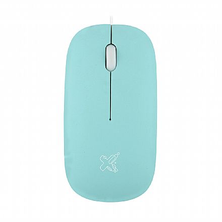 Mouse USB Maxprint Surface - 1200dpi - Azul - 60000137