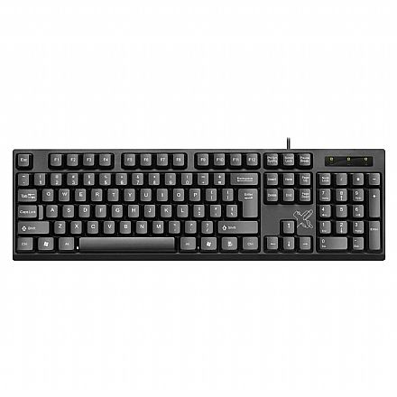 Teclado USB Maxprint Universitario - ABNT2 - Preto - 60000140