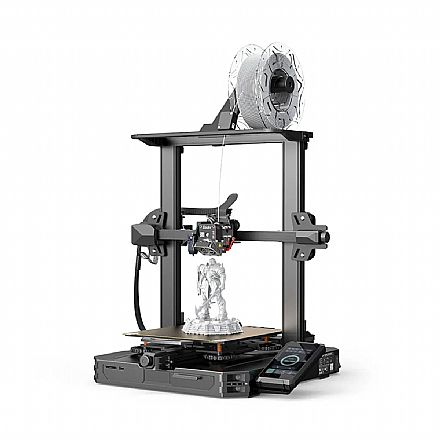 Impressora 3D Creality Ender-3 S1 Pro - FDM - Impressão 150mm/s - Extrusão 300°C - USB e Entrada SD - Display Touch