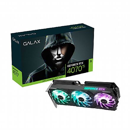 GeForce RTX 4070 Ti 12GB GDDR6X 192bits - Galax Ex Gamer V2 - 47IOM7MD7ADT