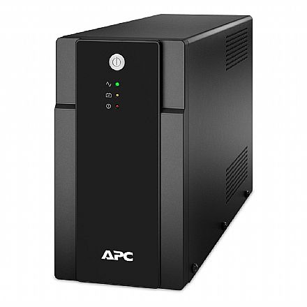 No-Break 1500VA APC Back-UPS BX1500BI-BR - Entrada Bivolt - Saída 115V - Semi Senoidal - 7 Tomadas