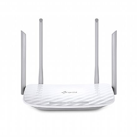 Roteador Wi-Fi TP-Link Archer C20 W AC1200 - Gigabit - MU-MIMO - Dual Band 2.4 GHz e 5 GHz - 4 Antenas