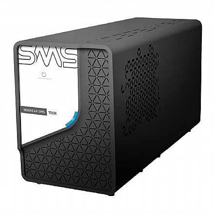 No-Break 600VA SMS Tech - Entrada Bivolt - Saída 115V - Semi Senoidal - 6 Tomadas - 29300