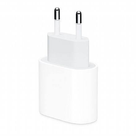 Carregador de Parede USB-C Apple Original - 20W - Branco - MHJG3BZ/A