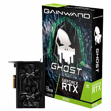 Placa de Vídeo GeForce RTX 3050 8GB GDDR6 128bits - Ghost Series - Gainward NE63050018P1-1070B