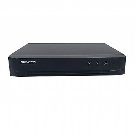 DVR 4 Canais Hikvision AcuSense iDS-7204HGHI-M1 - Gravador Digital - Full HD - IP, HDCVI, HDTVI, AHD, CVBS e Analógica