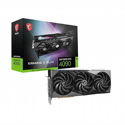 GeForce RTX 4090 24GB GDDR6X 384bits - MSI Gaming Slim - 912-V510-262