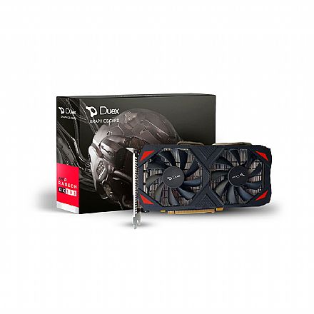 Placa de Vídeo AMD Radeon RX 580 8GB GDDR5 256bits - Duex DX RX580-8GD5