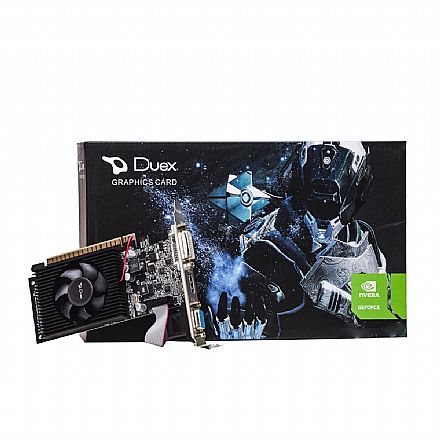 Placa de Vídeo GeForce GT G610 2GB GDDR3 64bits - Low Profile - Duex GT610LP-2GD3