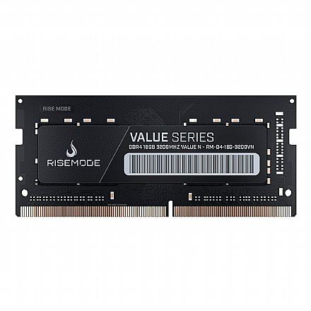 Memória SODIMM 16GB DDR4 3200MHz Rise Mode Value - para Notebook - CL22 - RM-D4-16G-3200VN