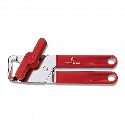 Abridor de Latas Doméstico Universal Victorinox - Vermelho - 7.6857