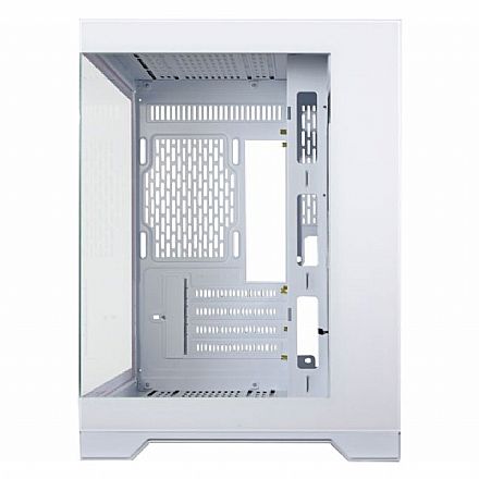 Gabinete Gamer Aquário K-Mex Space Aqua CGW1KN - Lateral e Frontal em Vidro - Micro ATX - Branco