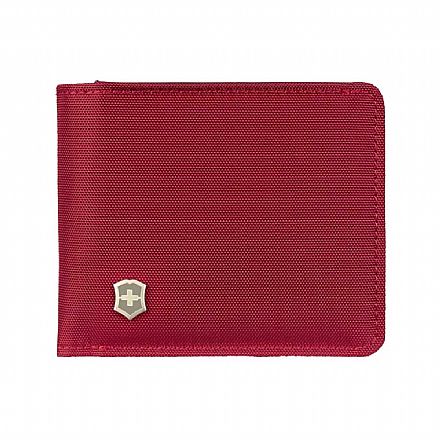 Carteira Victorinox Bi-Fold Coin Pouch - Nylon - Porta Cartões e Moedas - Vermelho - 611972