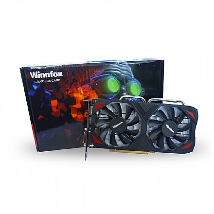 Placa de Vídeo AMD Radeon RX 580 8GB GDDR5 256bits - Winnfox RX580-8GD5