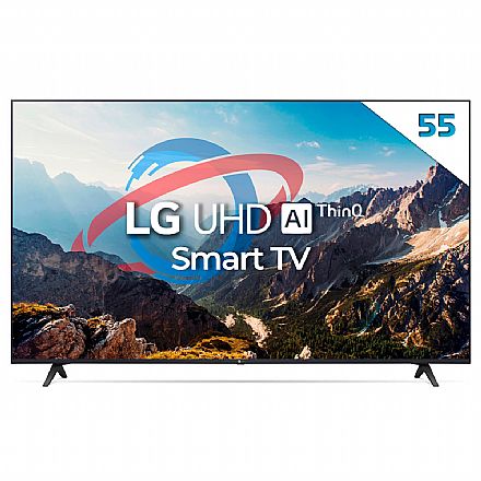 TV 55" LG 55UR8750 - Smart TV - 4K Ultra HD - ThinQ AI - WebOS - HDR 10 - Wi-Fi e Bluetooth - HDMI/USB -