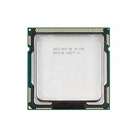 Intel® Core i5 750 - LGA 1156 - 2.6GHz - Cache 8MB - Tray sem cooler - OEM