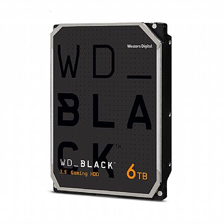 HD 6TB SATA - 7200RPM - 128MB Cache - Western Digital Black - Alta Performance - WD6004FZWX