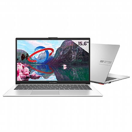 Notebook Asus Vivobook Go E1504GA-NJ438 - Intel i3 N305, RAM 8GB, SSD 512GB, Tela 15.6" Full HD, Linux - Cool Silver