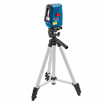Nivelador a Laser de Chão Bosch Nivelox GLL 3X Profissional - Com tripé - Linha frontal e lateral - Alcance de 15 metros - Azul - 0601.063.XG0