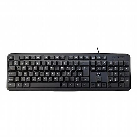 Teclado USB Multilaser TC065 Slim - ABNT2 - Preto