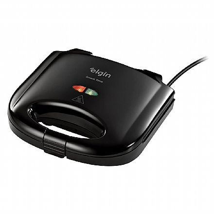 Sanduicheira Grill Elgin Snack Time - 127V - 750W - Chapa Antiaderente - 42SAN1001000