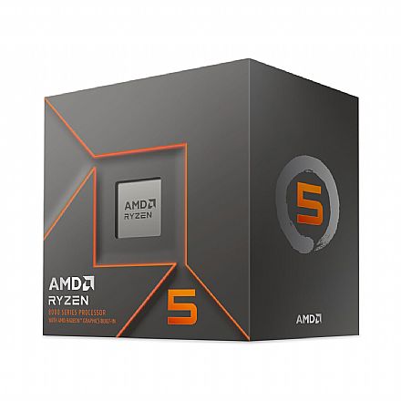 AMD Ryzen 5 8500G - 6 Núcleos - 12 Threads - 3.5GHz (Turbo 5.0 GHz) - Vídeo Integrado - Cache 22MB - AM5 - TDP 65W - 100-100000931BOX