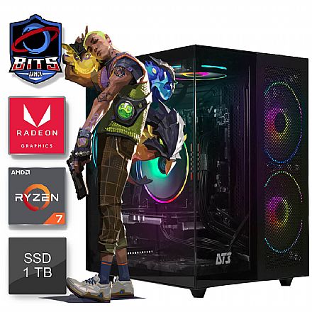 PC Gamer Bits 2025 - Ryzen 7 8700G, 16GB, SSD 1TB, Video Radeon 780M - Windows 11