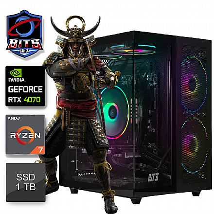 PC Gamer Bits 2025 - Ryzen 7 8700F, 32GB, SSD 1TB, Video Geforce RTX 4070 Super - Windows 11