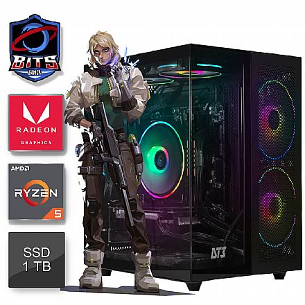 PC Gamer Bits 2025 - Ryzen 5 8600G, 16GB, SSD 1TB, Video Radeon 760M - Windows 11