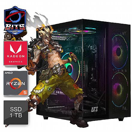 PC Gamer Bits 2025 - Ryzen 5 8500G, 16GB, SSD 1TB, Video Radeon 740M - Windows 11