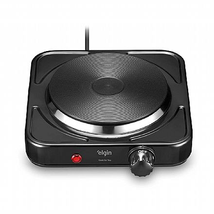 Fogão Elétrico Portátil Elgin Cooktop - 127V - 1000W - Controle de Temperatura - 42FOG2001000