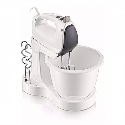 Batedeira Philips Walita Viva - 127V - 5 velocidades - 400W - Capacidade de 3,5 Litros - Branca - RI7200/01